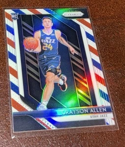 2018-19 Panini Prizm Red White & Blue Prizm Grayson Allen #123 Rookie RC - Picture 1 of 3
