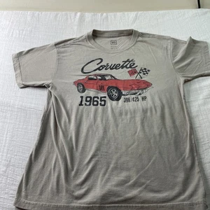 Vintage Corvette Women's T-shirt Tan Size Small. Good Used Condition - Picture 1 of 8