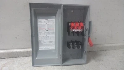 西门子 HF363 600VAC 100 A 3 相重型可熔安全开关 — 第 1/4 张图片