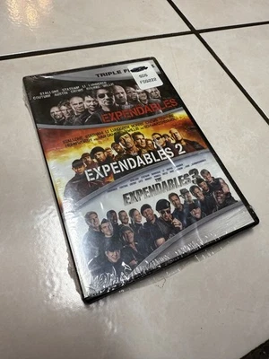 The Expendables 1 2 3 Triple Feature (DVD) Collection Stallone NEW Sealed - Image 1 of 3