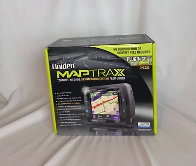 Uniden GPS402 Maptrax GPS Navigation System 4.0 Touchscreen & Voice Recognition - Image 1 of 4