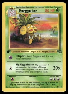 Pokemon Juego de Cartas Coleccionables 1ª Edición Jungle Casi Nuevo WOTC Exeggutor 35/64 - Imagen 1 de 2