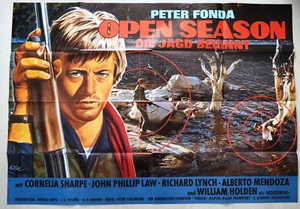 E396 Kinoplakat DIN A0 -OPEN SEASON - Die Jagd beginnt Peter Fonda - Picture 1 of 3
