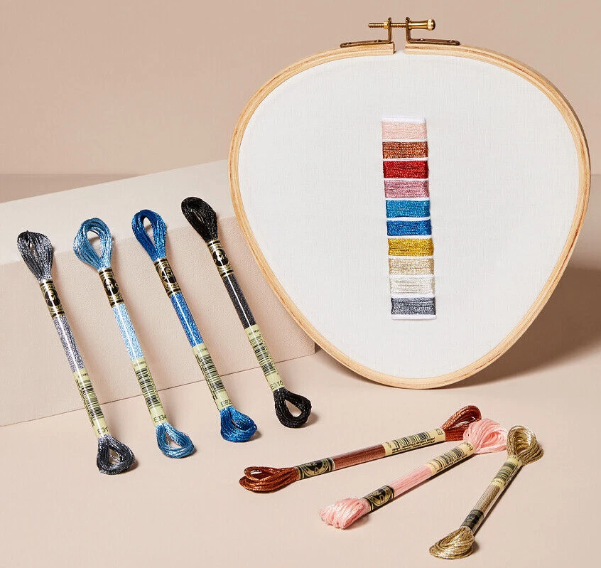 DMC Light Effects Hand Embroidery Thread Washable Metallic Neon Sparkle 8m Skein - Image 1 of 1