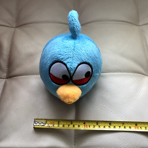 Jouet Angry Birds 6 pouces bleu authentique plus en peluche jeu d'animaux à collectionner comme neuf