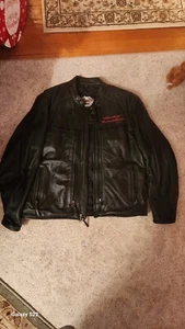Harley-Davidson XL Men's Windrider Vented Reflective Leather Jacket W/Liner! - Picture 1 of 19