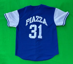 Vintage Starter MLB Los Angeles Dodgers Mike Piazza #31 Jersey Size L. - Picture 1 of 7