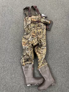 Hisea Mens Multicolor Camouflage 600G Thinsulate Fishing Chest Wader Size 12/45 - Picture 1 of 12