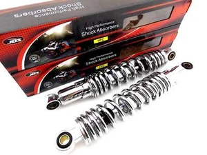 YAMAHA XV250 VIRAGO 300mm JBS CHROME REAR SHOCK ABSORBERS EYE TO EYE NC - Picture 1 of 4
