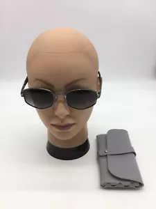 Cartier Gunmetal Fashion Sunglasses 55-19-140 Green Lens - Picture 1 of 9