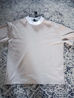 Boohoo Man Oversized Gothic T-shirt Size S - Image 1 of 4