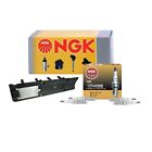 NGK 1 Ignition Coil Assembly & 4 G-Power Spark Plugs Kit For Chevy Saturn L4