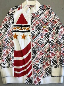 Akademiks Track Jacket Men's 3XL Survival of The illest Allover Print Sweatshirt - Picture 1 of 5