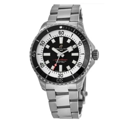 Breitling Superocean Automatic 42 Black Dial Steel Men's Watch A17375211B1A1 - Image 1 of 2