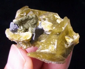 41 mm Tetraedrita y calcopirita sobre espécimen mineral de siderita China 3447 - Imagen 1 de 3