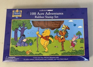 Pooh~100 Acre Adventures~26 pc Rubber Stamp Set~All Night Media~Disney - Picture 1 of 7