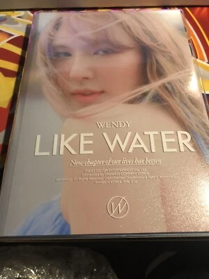 Red Velvet WENDY Solo 1st Mini Album "Like Water" Photobook ver NEW SEALED k-pop - Image 1 of 2