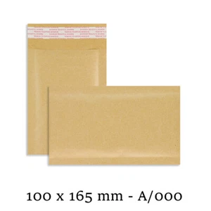 GOLD Padded Bubble Lined Postal Small Envelopes Mail 100x165mm A/000 Pack Of 200 - Picture 1 of 2