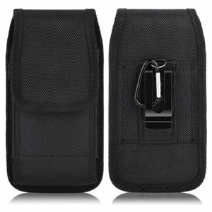 Universal Vertical Cell Phone Holster Wallet Case Pouch w/Belt Clip Smartphone - Picture 1 of 12