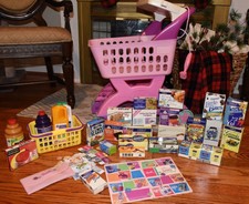 barbie shopping cart with scanner