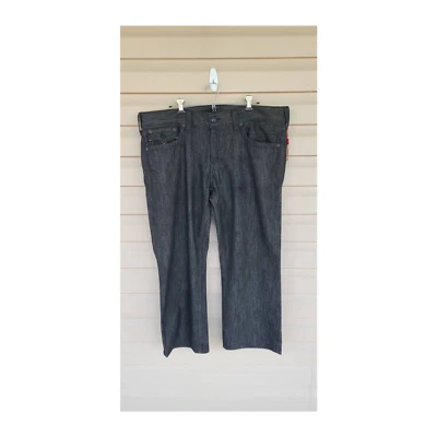 Pantalones de mezclilla para hombre True Religion Kenny lavado oscuro dañados talla 38 Foto 1 de 4