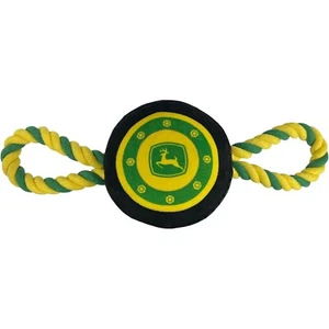 Pets First John Deere Tire Rope Toy for Dogs & Cats Nylon Dog Toy with Squeaker - Picture 1 of 2