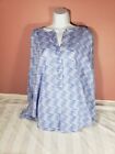 Intimately Free People Blooms for You Sleep Shirt Blue Sky Combo Size XS NWT
