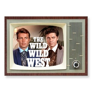 THE WILD WILD WEST TV Show Classic TV 3.5 inches x 2.5 inches FRIDGE MAGNET - Picture 1 of 2