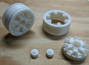 1/14 Tamiya King Hauler Grand Knight Aeromax Trilex Rim Front Wheel - Picture 1 of 3