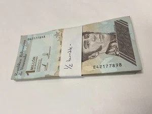Venezuela 1 Million Bolivar Soberano 2020 - 50 BANKNOTES CIRC CURRENCY BILLS - Picture 1 of 2