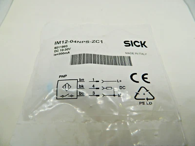 SICK Induktiver Näherungssensor, IM12-04NPS-ZC1 Art-Nr.: 6011983