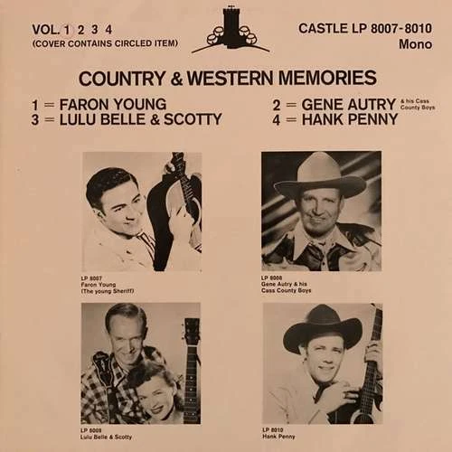 Faron Young - Country & Western Memor LP Comp Mono Vinyl Schallpl - Photo 1/1