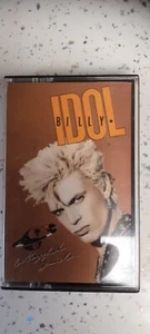 BILLY IDOL - WHIPLASH SMILE - CASSETTE TAPE ALBUM 1986 - Picture 1 of 6