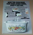 1973 page d'annonce imprimée - ustensiles de coin - épices o life - ustensiles de cuisine Glass Works publicité