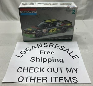 ๐ 1991 Monogram Kyle Petty #42 Mello Yello Pontiac Stock Car 1:24 Model #2428 - Picture 1 of 7