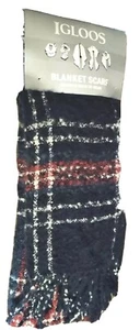 Igloos Multi-colored Blanket Scarf 100% Polyester Multiple Ways to Wear NEW - Picture 1 of 2