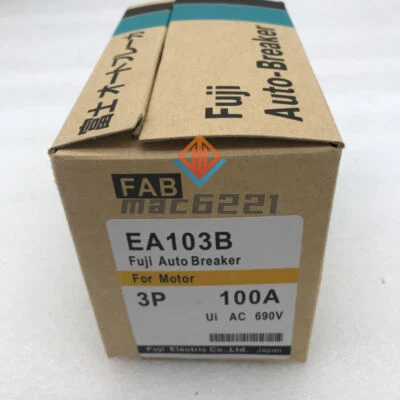 Interruttore circuito Fuji EA103B 3P 100A NUOVO IN SCATOLA