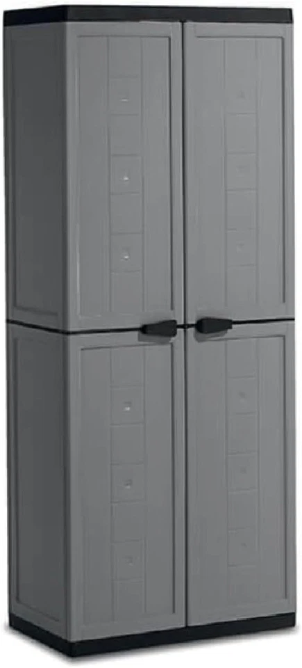 Armadio Keter Jolly  Portascope Tuttopiani Grigio cm 68x39x166h Da Esterno - Immagine 1 di 4