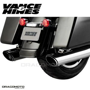 1999-2006 Harley FLHR 1450 Road King Twin Slash Exhaust Vance&Hines 16763 Cro... - Picture 1 of 6