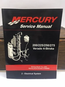 2005 MERCURY Volume 2 Electrical Service Manual 200 225 250 275 VERADO 4 stroke - Foto 1 di 7