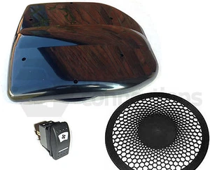 Motorised dog van vent low profile roof fan bus caravan black cover ventilator B - Picture 1 of 9