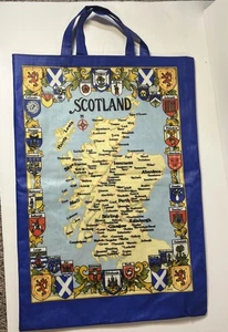 Map Of Scotland Apron Family Crests Bag 21x14 - Picture 1 of 6