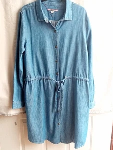 Tommy Hilfiger Denim Shirt Dress XXL - Picture 1 of 12