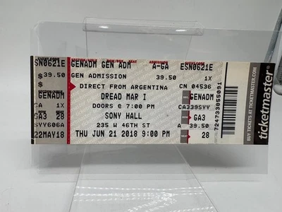 Boleto - DIRECTO DESDE ARGENTINA Dread 1 de marzo - Sony Hall - JUE 21 DE JUNIO DE 2018 21:00 PM Foto 1 de 2