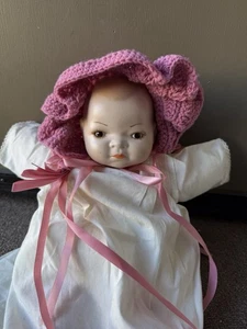 Vintage Grace Putnam Bye Lo Baby Puppe Reproduktion Porzellanpuppe Künstler signiert - Bild 1 von 9