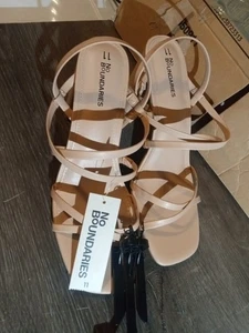 Women's No Boundaries Beige Open Toe Pumps Size 11/FREE SHIPPING/$25 - Picture 1 of 8
