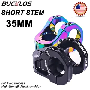 Bicycle Short Stem 31.8mm 35MM Mountain Bike Stem CNC Aluminum AM DH MTB Bike US - Picture 1 of 8