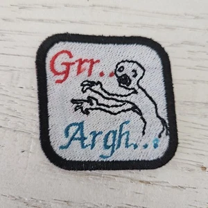 Grr...Argh...Zombie gestickter Aufnäher - Bild 1 von 3
