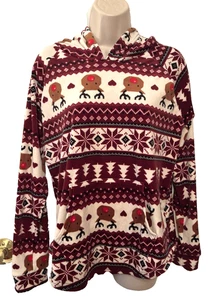 No Boundaries Damen Weihnachts Hoodie Gr. L weicher Handwärmer Langarm - Bild 1 von 9