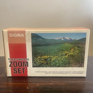 Sigma 28-80MM + 70-300MM DL 2 Lens Tele Zoom Set for Pentax Cameras - Picture 1 of 2